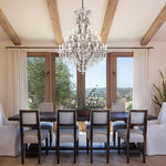 Rococo Garland Crystal Round Chandelier 60"