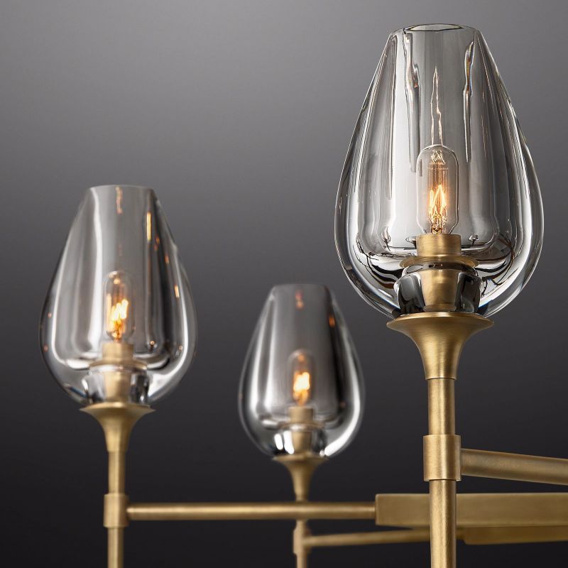 Tulip Round Chandelier 27"