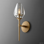 Tulip Delicate Crystal Wall Sconce