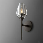 Tulip Delicate Crystal Wall Sconce