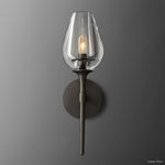 Tulip Delicate Crystal Wall Sconce