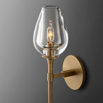Tulip Delicate Crystal Wall Sconce