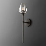 Tulip Delicate Crystal Wall Sconce