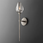 Tulip Delicate Crystal Wall Sconce