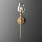 Tulip Delicate Crystal Wall Sconce