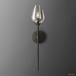 Tulip Delicate Crystal Wall Sconce