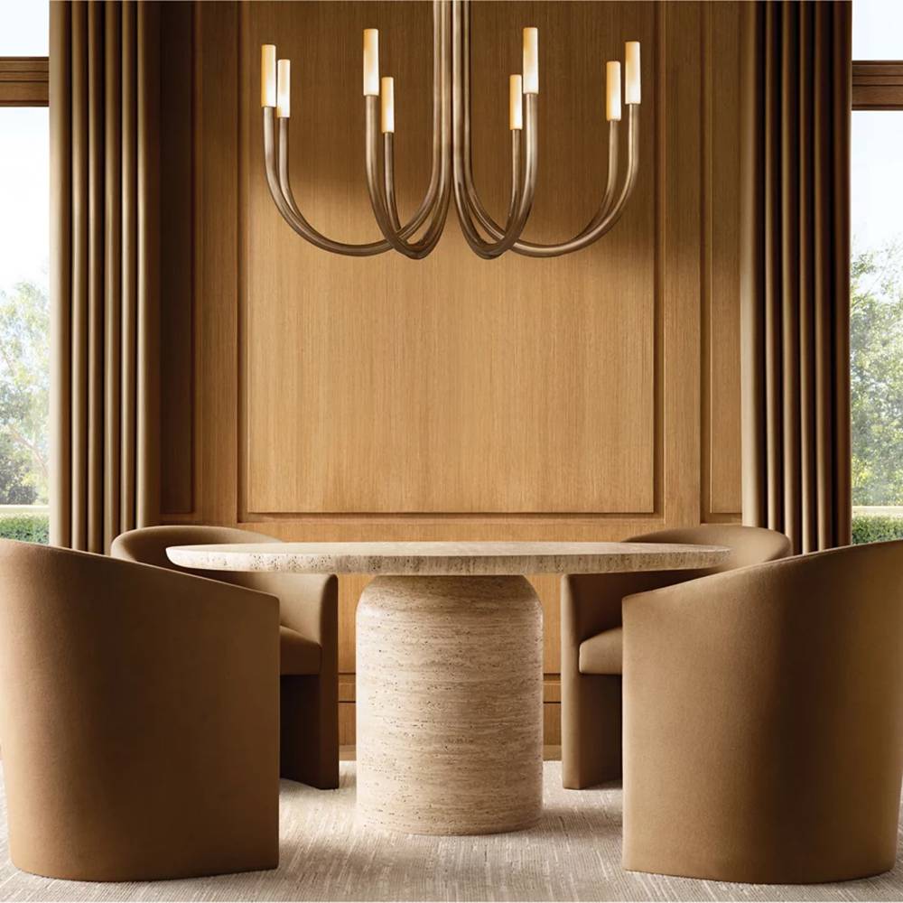 Rovelle Modern Spare Round Chandelier