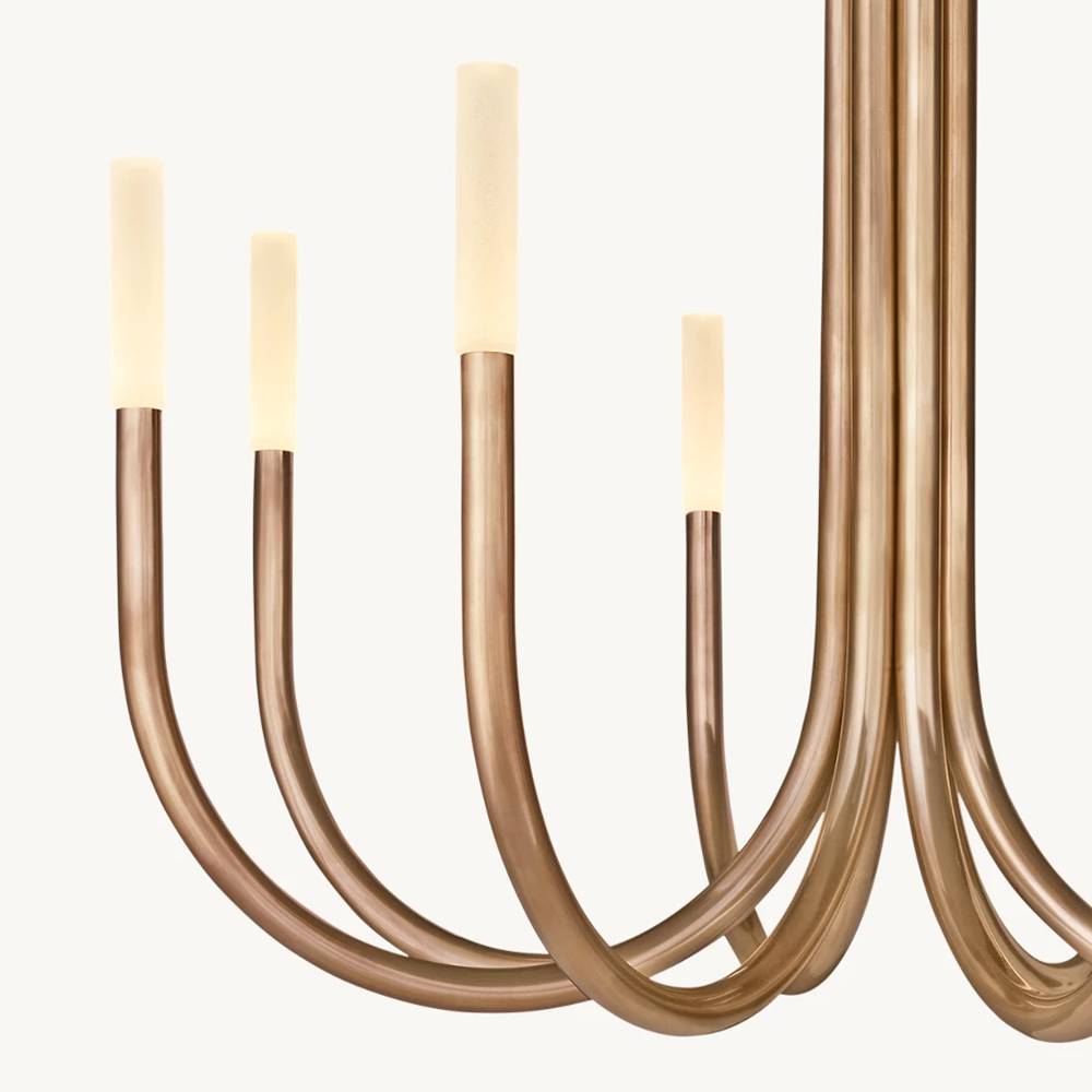 Rovelle Modern Spare Oval Chandelier
