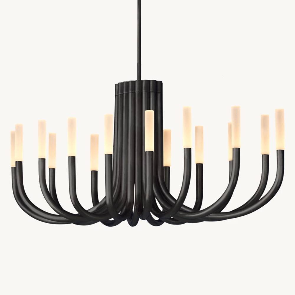 Rovelle Modern Spare Oval Chandelier