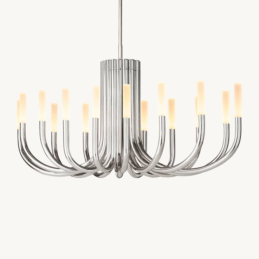Rovelle Modern Spare Oval Chandelier