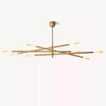 Rovelle Modern Spare Mobile Rod Chandelier 65"