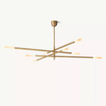 Rovelle Modern Spare Mobile Rod Chandelier 80"