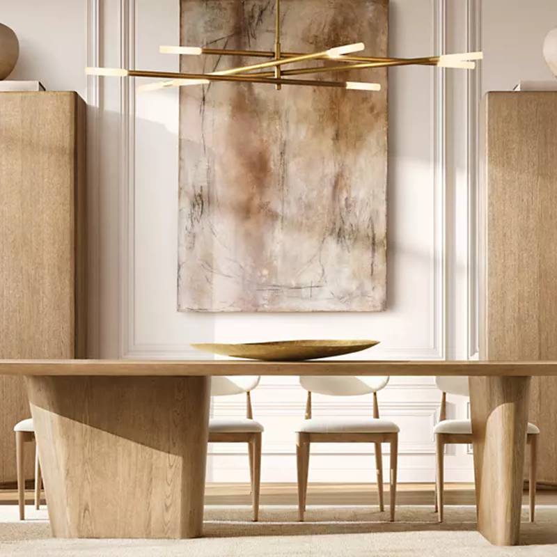 Rovelle Modern Spare Mobile Rod Chandelier