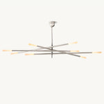 Rovelle Modern Spare Mobile Rod Chandelier 65"