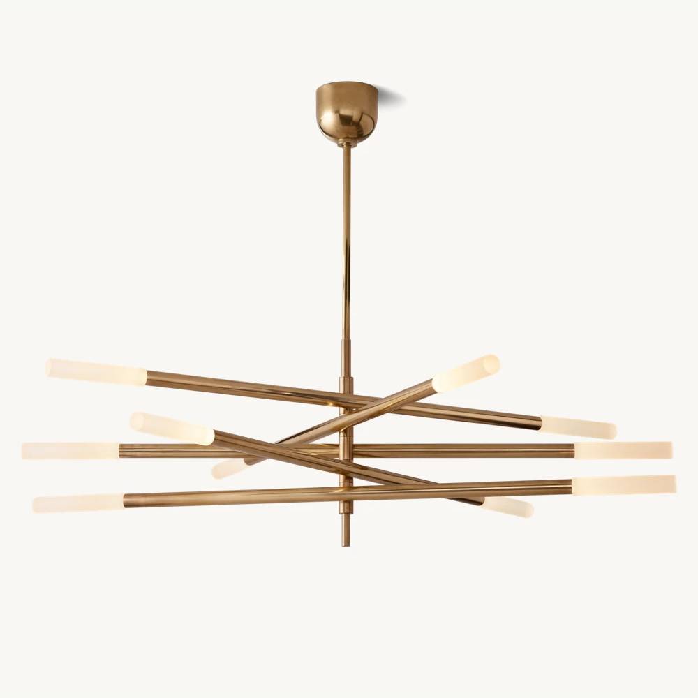 Rovelle Modern Spare Mobile Rod Chandelier