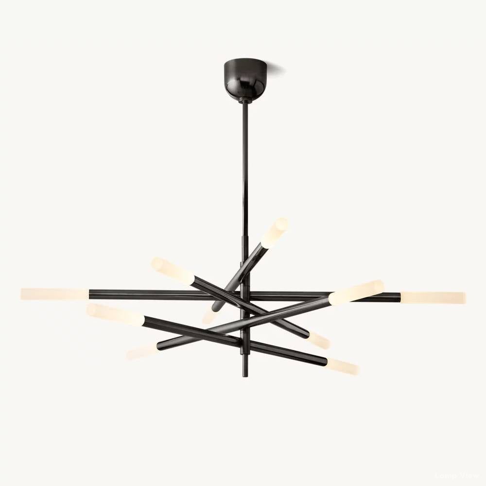 Rovelle Modern Spare Mobile Rod Chandelier