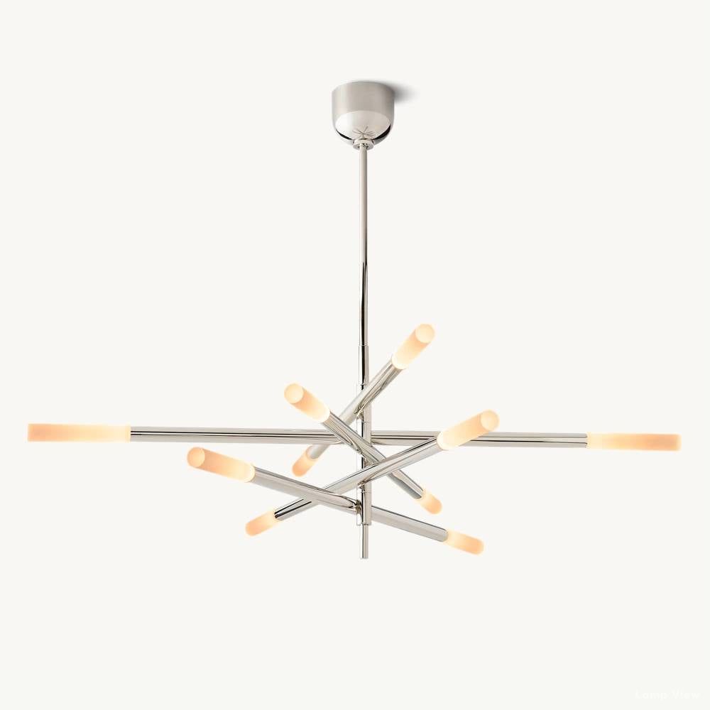 Rovelle Modern Spare Mobile Rod Chandelier