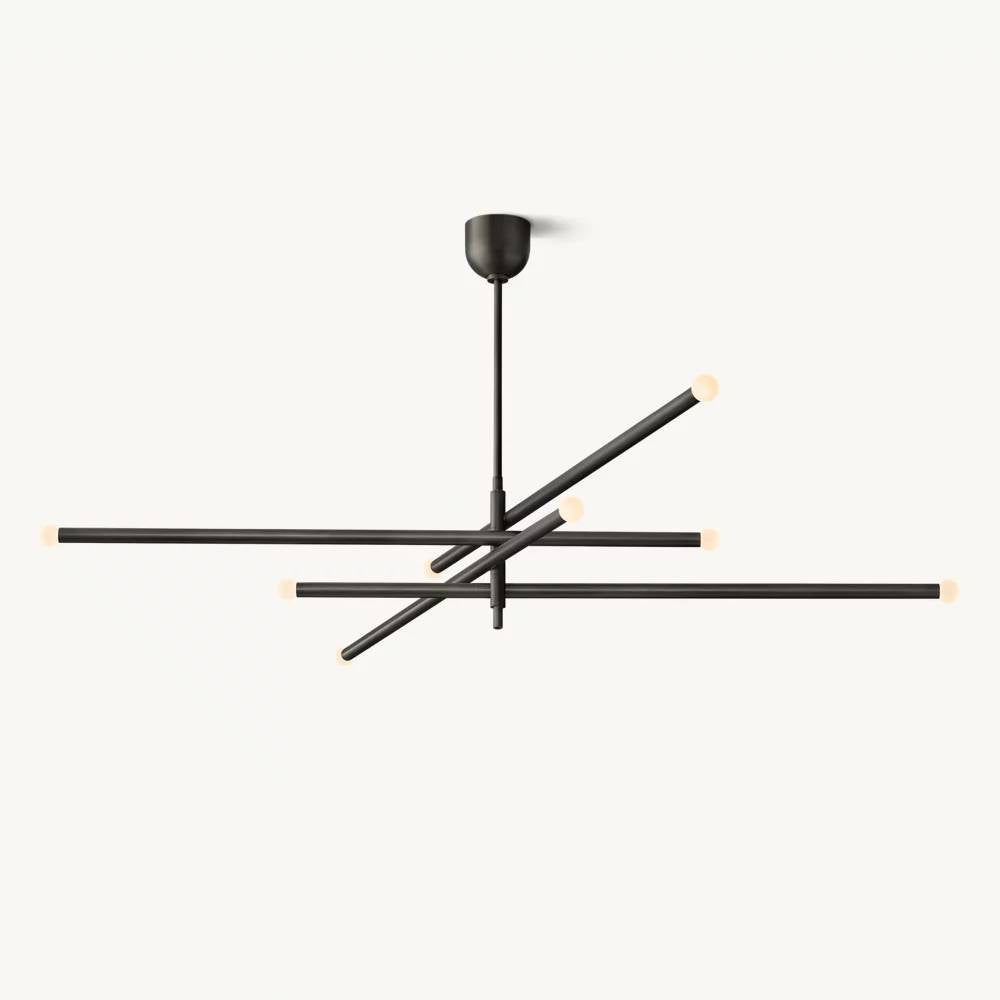 Rousselin Mobile Orb Chandelier 68"