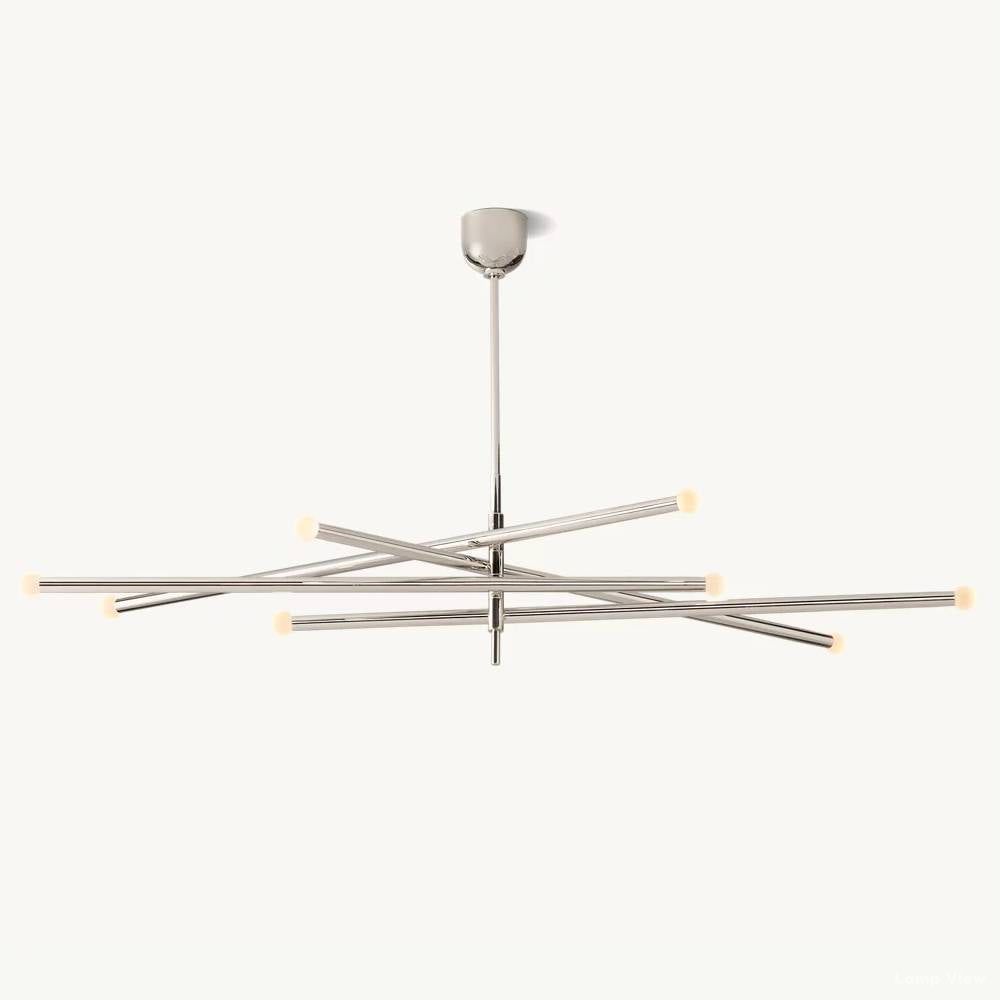 Rovelle Modern Spare Mobile Orb Chandelier 68"
