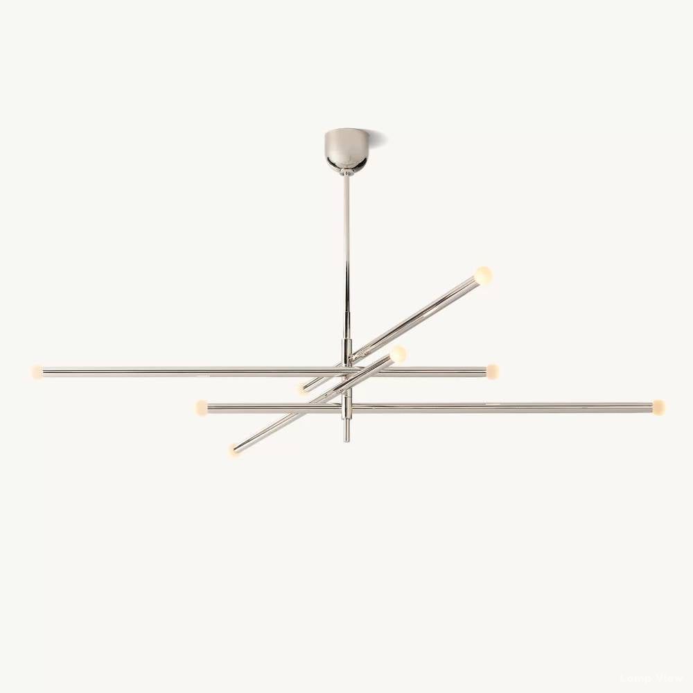 Rovelle Modern Spare Mobile Orb Chandelier 53"