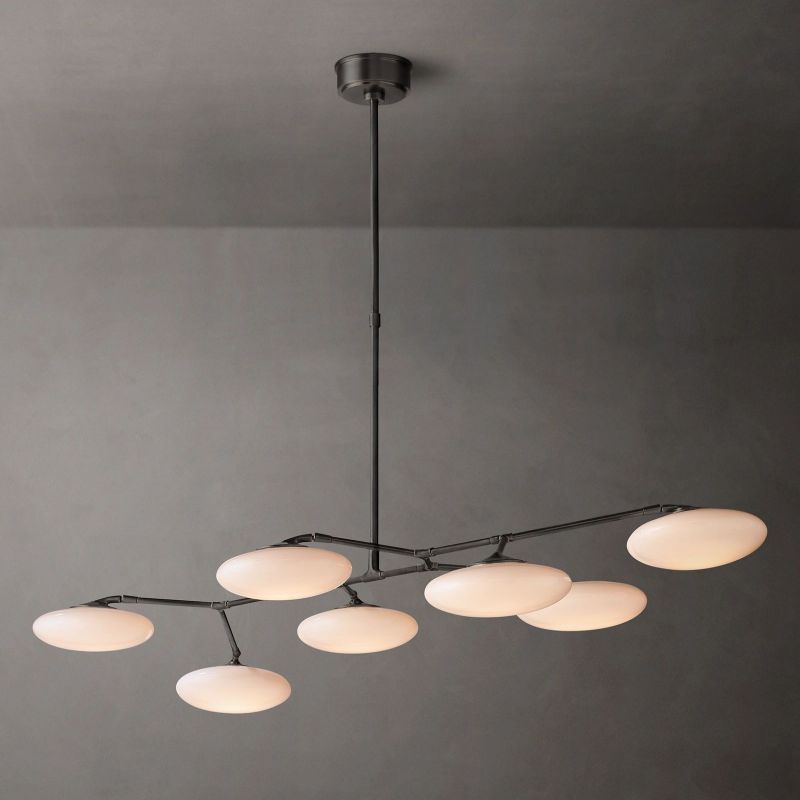 Briande Curvilinear Globe Linear Chandelier