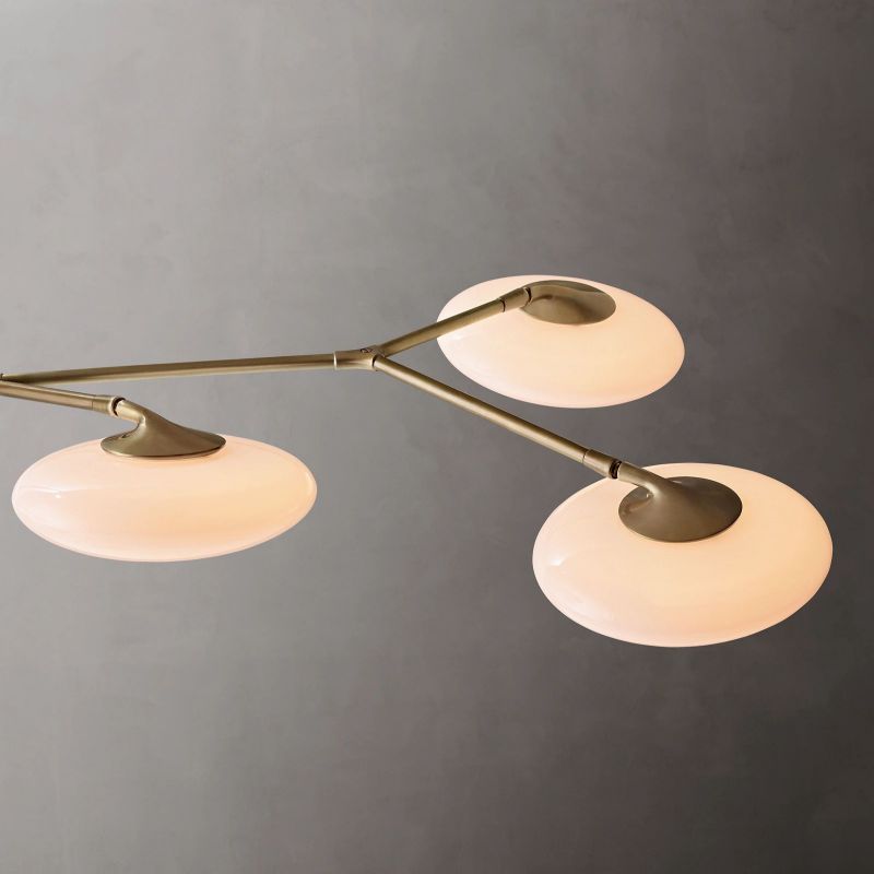Briande Curvilinear Globe Linear Chandelier