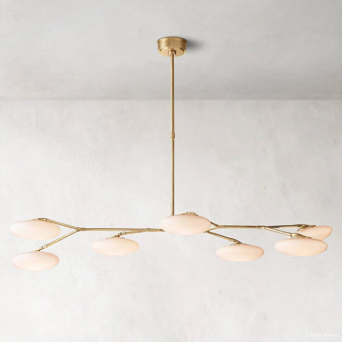 Briande Curvilinear Globe Linear Chandelier