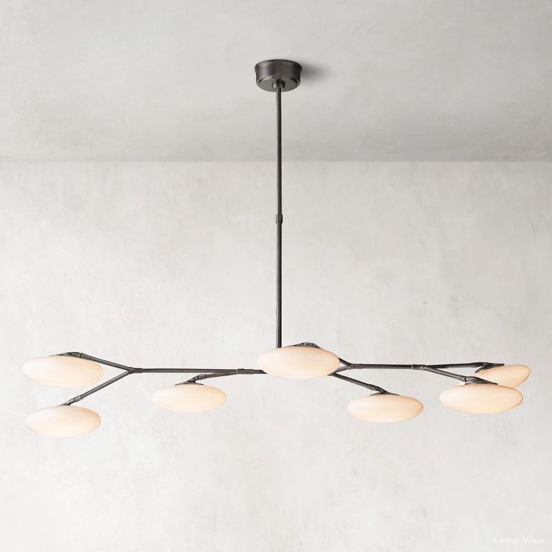 Briande Curvilinear Globe Linear Chandelier