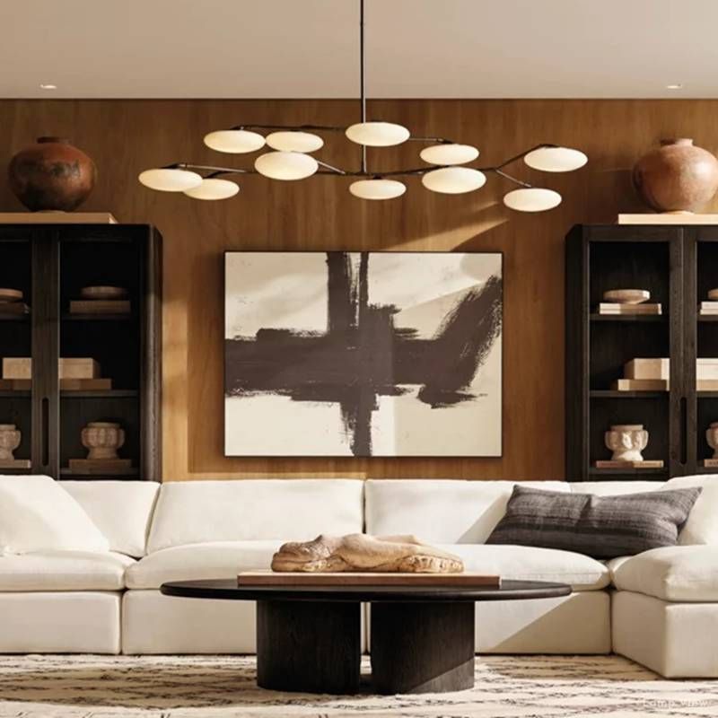 Briande Curvilinear Globe Linear Chandelier