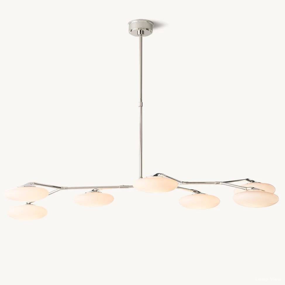 Briande Curvilinear Globe Linear Chandelier