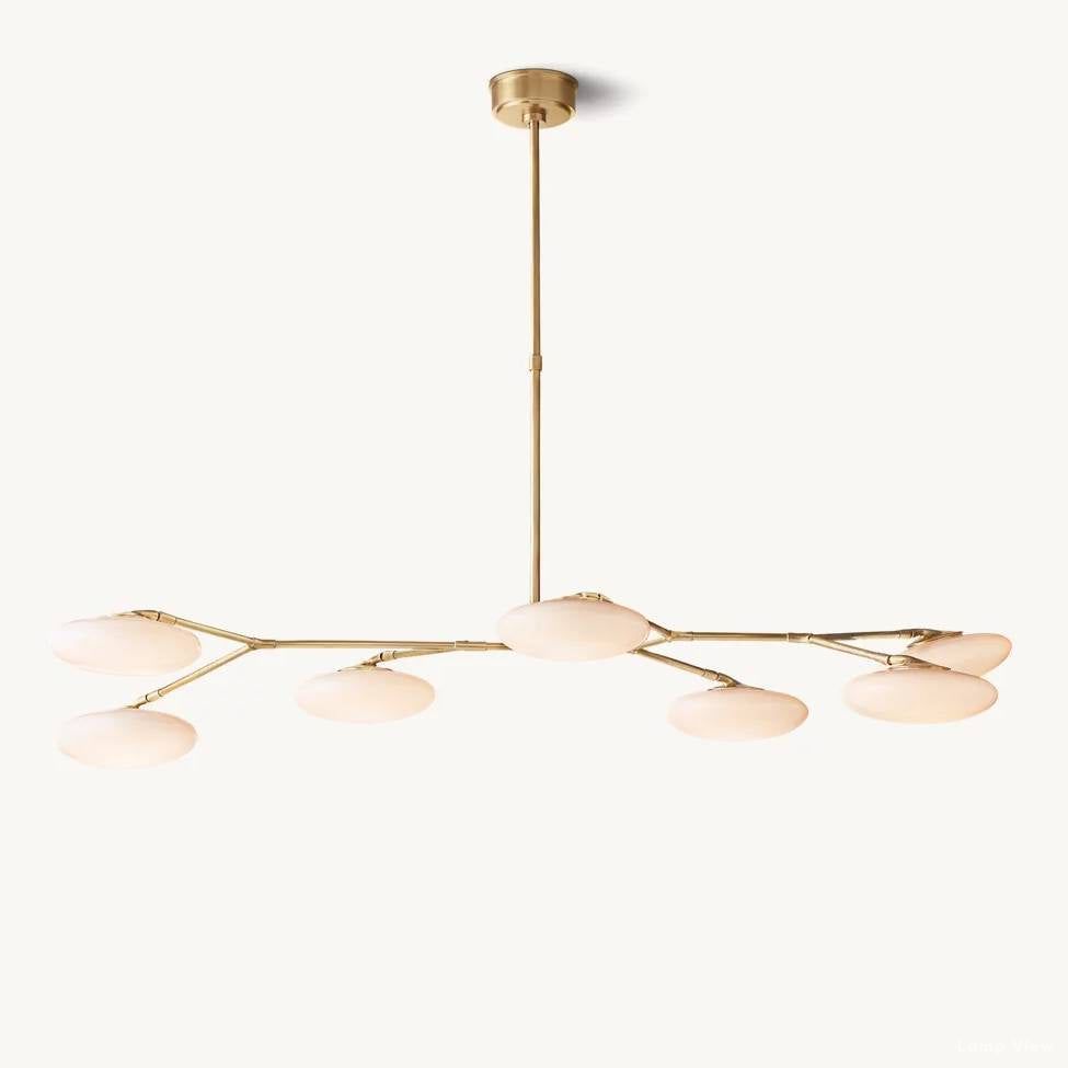 Briande Curvilinear Globe Linear Chandelier