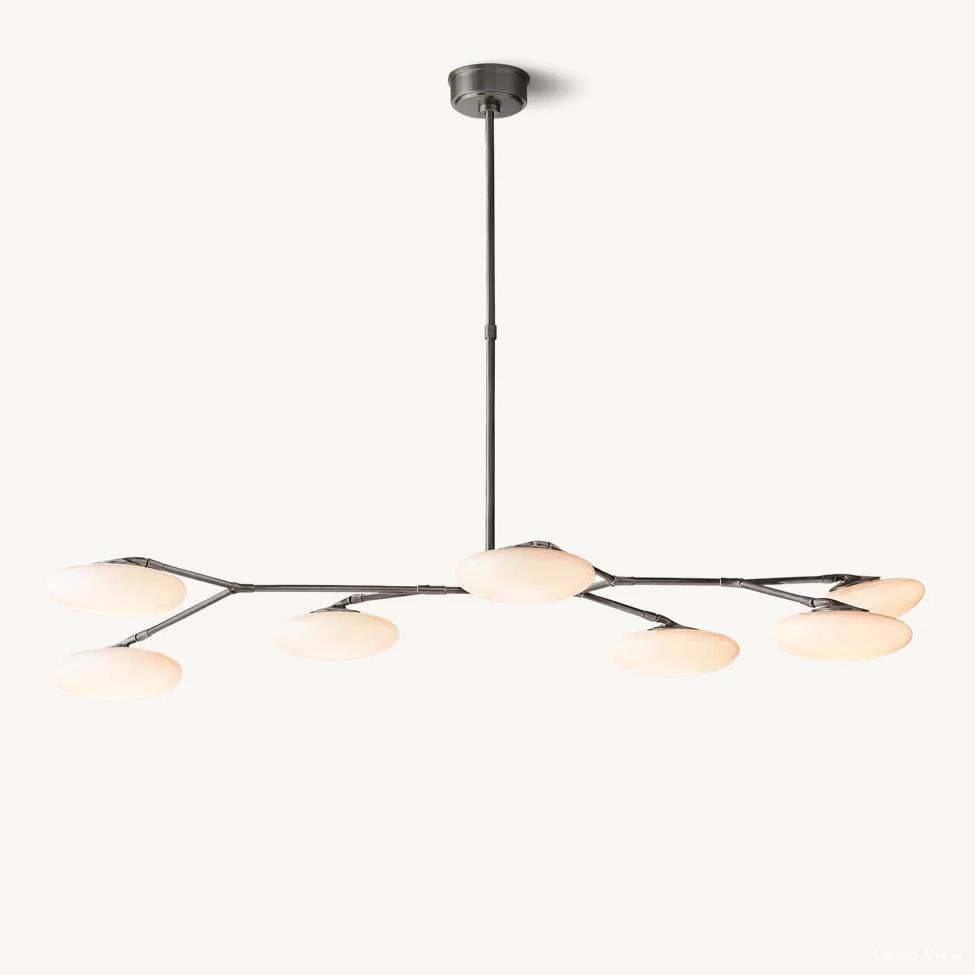 Briande Curvilinear Globe Linear Chandelier