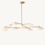 Briande Curvilinear Globe Two-Tier Chandelier