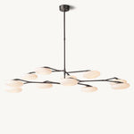Briande Curvilinear Globe Two-Tier Chandelier