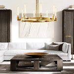 Cannele Beaux Arts Round Chandelier 48"