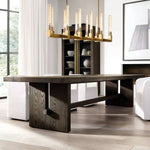 Cannele Beaux Arts Linear Chandelier 55"