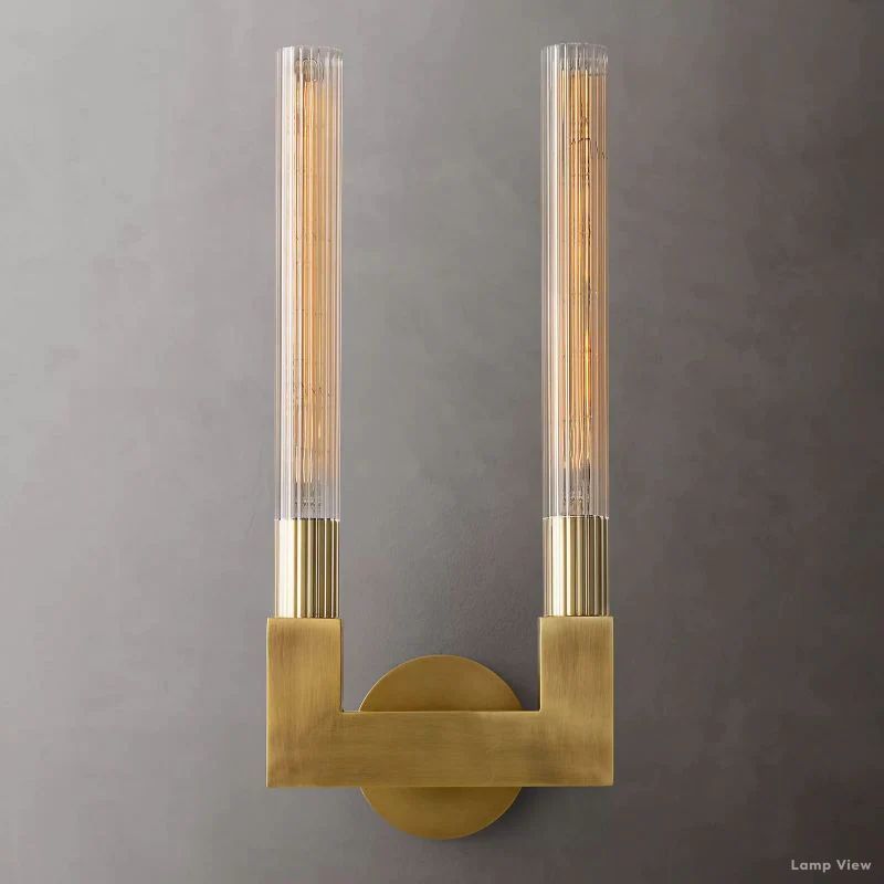 Cannele Beaux Arts Double Wall Sconce