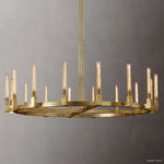 Cannele Beaux Arts Round Chandelier 72"