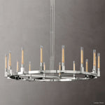 Cannele Beaux Arts Round Chandelier 72"