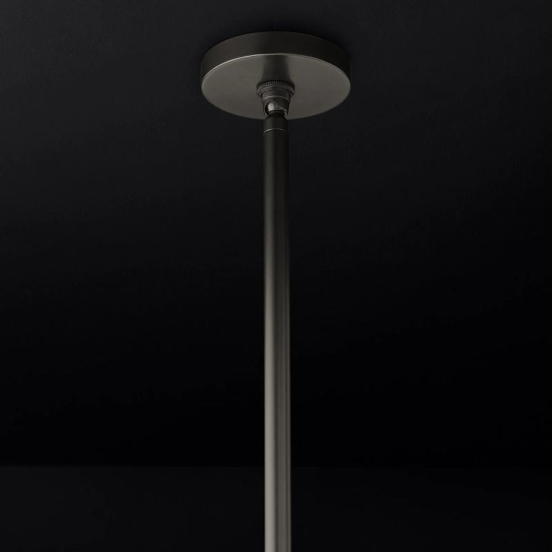 Fontanelle Modernist Glass Round Chandelier 70"