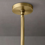 Fontanelle Modernist Glass Round Chandelier 70"