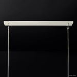 Fontanelle Modernist Glass Linear Chandelier 66"