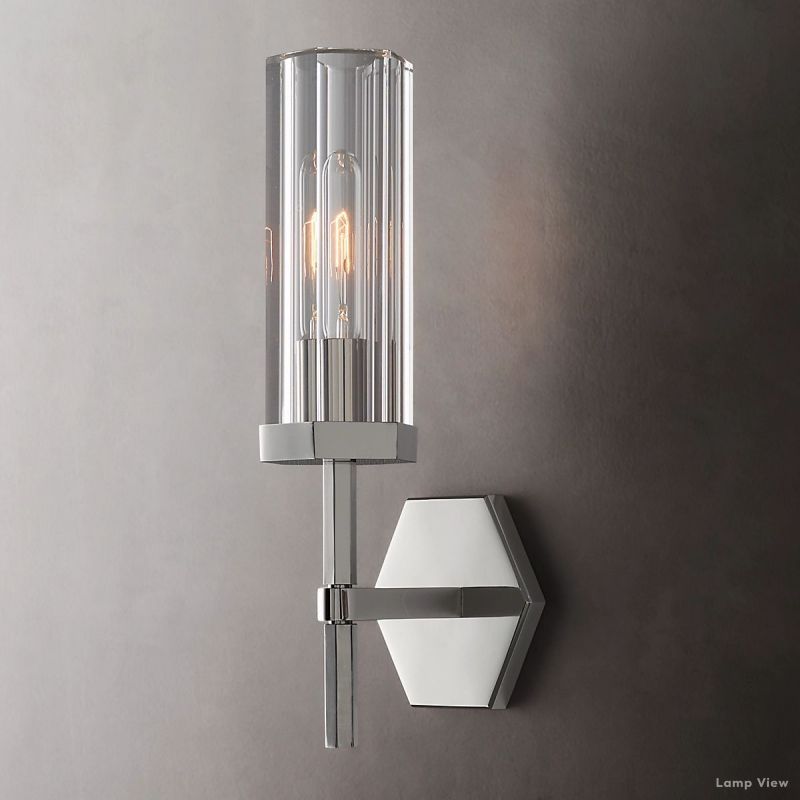 Lambert Hexagonal Shade Wall Sconce