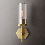 Lambert Hexagonal Shade Wall Sconce