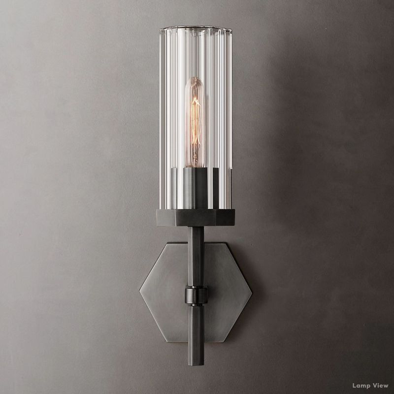 Lambert Hexagonal Shade Wall Sconce