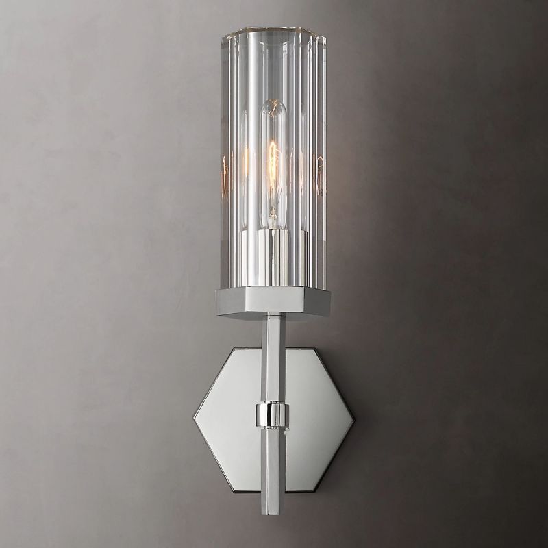 Lambert Hexagonal Shade Wall Sconce
