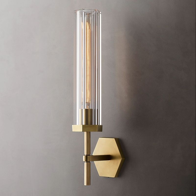 Lambert Hexagonal Wall Sconce