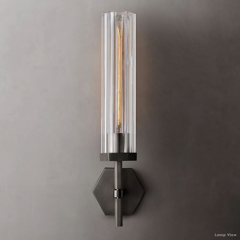 Lambert Hexagonal Shade Wall Sconce