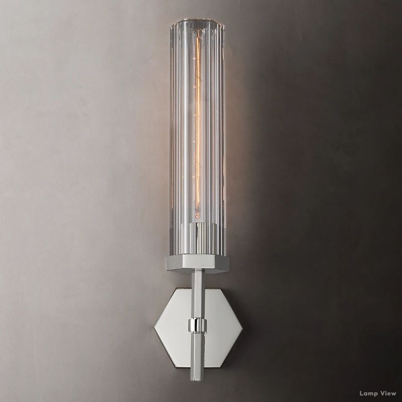 Lambert Hexagonal Shade Wall Sconce
