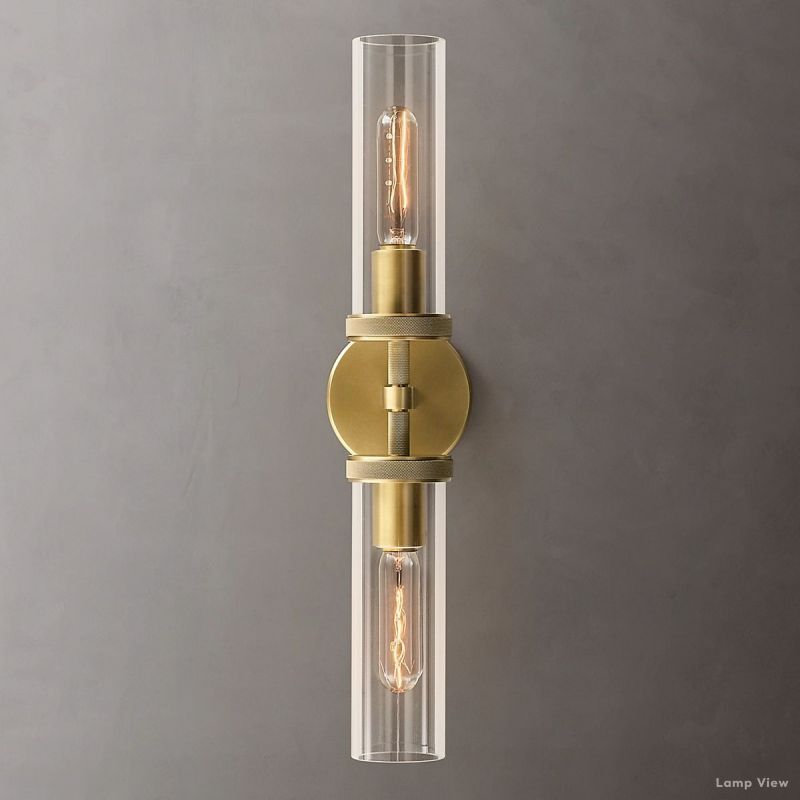 Lambert Cylindrical Shade Double Wall Sconce